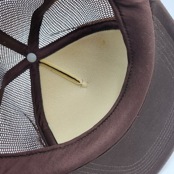 Bohemia Imported Beer Brown Mesh Trucker Hat Cap Logo Adjustable Snapback Vtg - Picture 11 of 11